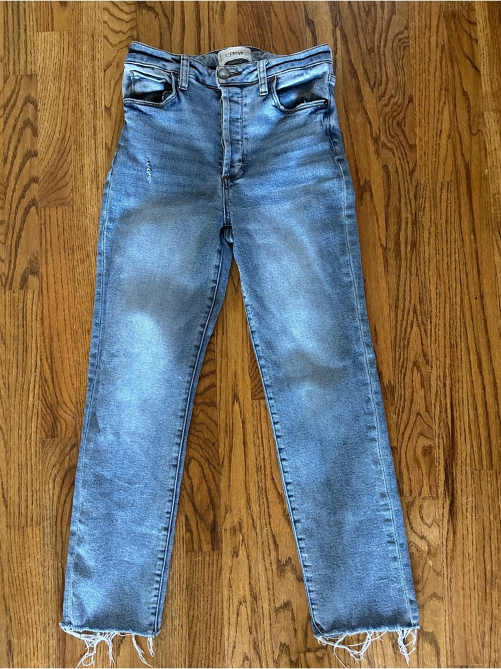 Evereve The Ever Straight High Rise Jeans 27 Trendy Cool Y2K